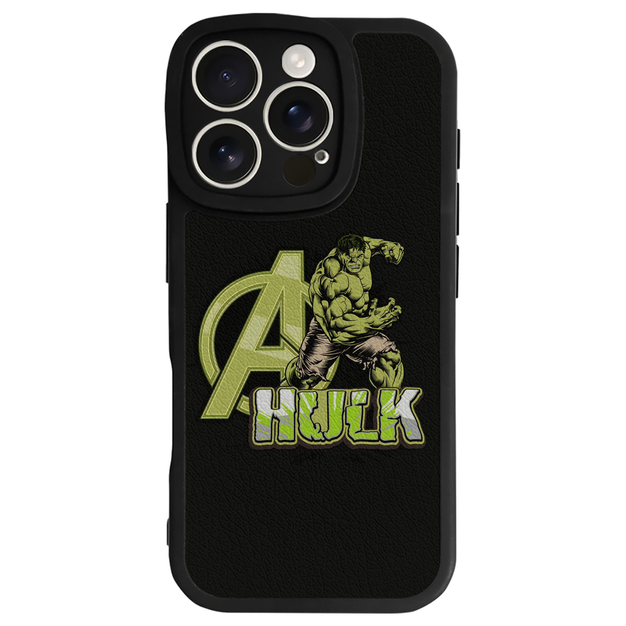 （画像用） アベンジャーズ The Avengers 【iPhone 16シリーズ対応】シリコンスマホケース（レザー調） 材質：シリコン